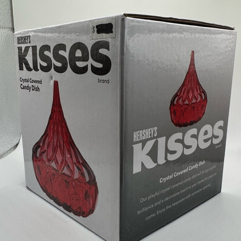 Godinger Red Crystal Hershey’s Kiss Candy Dish - Picture 5 of 6